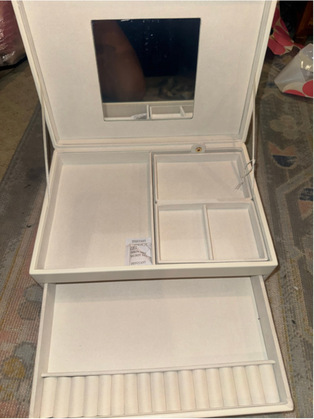 Target Jewelry Organizer Box One Size White Gold